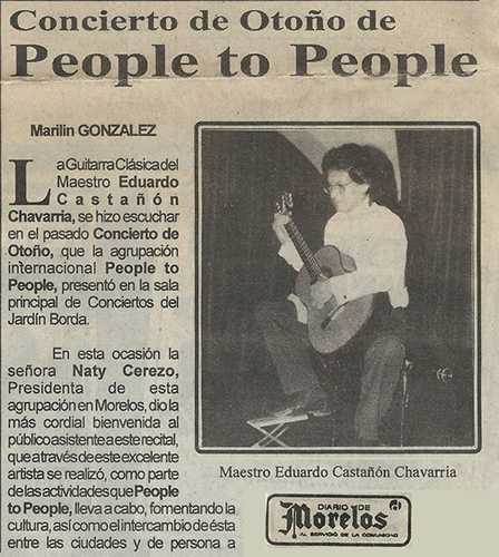Jardin Borda, Diario de Morelos